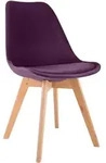 CLP Stuhl, Lila, Holz, 49x83x50 cm, Esszimmer, St&uuml;hle, Esszimmerst&uuml;hle,
