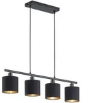 Trio Leuchten H&auml;ngelampe, Schwarz, Metall, 75x150x75 cm, Lampen & Leuchten,