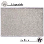 Hanse Home Schmutzfangmatte Wash u0026 Clean, Hellgrau, Textil, Uni, rechteckig,
