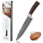 Wakoli Chefmesser, Braun, Holz, Metall, 30 cm, Kochen, K&uuml;chenmesser, Kochmesser