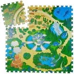 Relaxdays Puzzlematte, Mehrfarbig, Kunststoff, 31x31 cm, Teppiche & B&ouml;den, Teppiche,