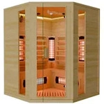 Artsauna Infrarotkabine, Natur, Holz, 150x190x150 cm, Freizeit, Wellness,