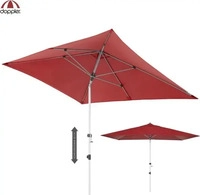 Doppler SONNENSCHIRM Alu, Bordeaux 300x200 cm