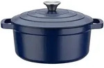 GSW Kochtopf Blue Magic, Dunkelblau, Metall, 3,8 L, ISO 9001, backofengeeignet,