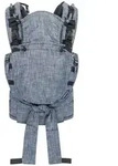 Hoppediz Babytrage, Blaugrau, Textil, 26.5x7.2x38.5 cm, SGS-gepr&uuml;ft, Baby on Tour,