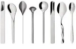 Alessi Kaffeel&ouml;ffel, Silber, Metall, Essen & Trinken, Besteck, L&ouml;ffel