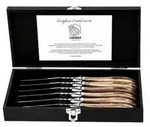 Laguiole Style de Vie Steakmesser, Braun, Holz, 23 cm, Essen & Trinken, Besteck,