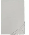 Castell Spannbetttuch, Grau, Textil, Uni, 200x200 cm, Schlaftextilien, Bettw&auml;sche,