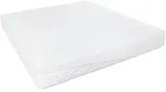 Spannbetttuch, Wei&szlig;, Textil, 100x200 cm, b&uuml;gelleicht, b&uuml;gelfrei, weich und