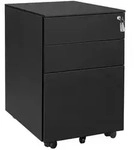 Boxxx Rollcontainer, Schwarz, Metall, 3 Schublade(n) Schubladen, 39x60x52 cm,