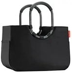 Reisenthel Einkaufstasche Loopshopper L frame black, Schwarz, Kunststoff, Textil, 25