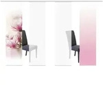 Fl&auml;chenvorhang, Rosa, Textil, Blume, 60x245 cm, Seidenoptik, Wohntextilien, Gardinen