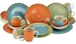 Creatable Kombiservice Country, Mehrfarbig, Keramik, 24-teilig, 300 ml,...