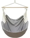Amanka Xxl-H&auml;ngesessel, Grau, Textil, 130x155x185 cm, Gartenm&ouml;bel, H&auml;ngesessel