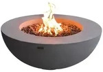 Elementi Feuerstelle, Grau, Stein, 107x40x107 cm, CE, Freizeit, Campingzubeh&ouml;r,