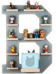 Livetastic Kinderregal, Grau, Holzwerkstoff, 10 F&auml;cher, 41x54x19 cm, erweiterbar,