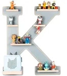 Livetastic Kinderregal, Grau, Holzwerkstoff, 7 F&auml;cher, 45x54x19 cm, erweiterbar,