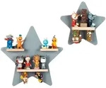 Livetastic Kinderregal, Grau, Holzwerkstoff, 4 F&auml;cher, 33x33x5 cm, Toniebox und