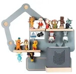 Livetastic Kinderregal, Grau, Holzwerkstoff, 4 F&auml;cher, 44x39x19 cm, erweiterbar,