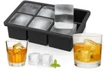 Relaxdays Eisw&uuml;rfelform, Schwarz, Kunststoff, 11x5x16.5 cm, Essen & Trinken,
