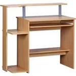 Mid.you Computertisch, Buche, Holzwerkstoff, rechteckig, eckig, 94x90x48 cm,