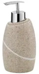 Kela Seifenspender Talus, Beige, Kunststoff, 16 cm, Kunststoffpumpe, Badaccessoires,
