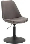 CLP Drehstuhl, Dunkelgrau, Metall, 48x76x57 cm, Esszimmer, St&uuml;hle, Esszimmerst&uuml;hle,