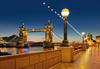 Komar Fototapete Tower Bridge, Mehrfarbig, Papier, Skyline, 368x254 cm, Fsc, Made in