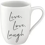Villeroy & Boch Becher, Wei&szlig;, Keramik, Kaffee & Tee, Tassen, Kaffeebecher