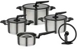 GSW Kochtopfset Apart, Edelstahl, Metall, 4-teilig, 16 cm,20 cm,16 cm, 1.8 L,3.4 L,6