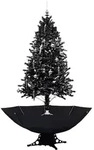 vidaXL Weihnachtsbaum, Schwarz, Kunststoff, 190 cm, Dekoration, Weihnachtsdekoration,