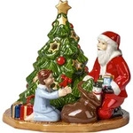 Villeroy & Boch Windlicht Christmas Toys, Mehrfarbig, Keramik, Naturmaterialien,
