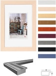 walther design Bilderrahmen, Wei&szlig;, Holzwerkstoff, 34.4x44.5 cm, Bilder und...