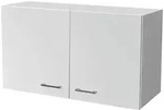 FlexWell K&uuml;chenoberschrank, Wei&szlig;, Holzwerkstoff, 1 F&auml;cher, einzeln stellbar,