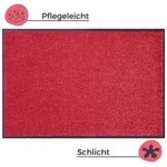 Hanse Home Schmutzfangmatte Wash u0026 Clean, Rot, Textil, Uni, rechteckig,...