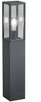 Trio Leuchten Wegeleuchte Garonne, Anthrazit, Metall, Glas, 14x80x14 cm, Lampen &