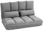 Homcom Bodenstuhl, Grau, Metall, 2-Sitzer, F&uuml;llung: