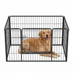Boxxx Heimtiergehege, Schwarz, Metall, 122x70x80 cm, Freizeit, Tierbedarf,