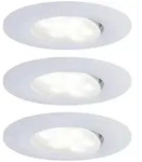 Paulmann Led-Deckenleuchte, Wei&szlig;, Kunststoff, 90 mm, rund,rund, F, Lampen &