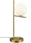Trio Leuchten Tischlampe, Gold, Metall, 18x52x18 cm, Lampen & Leuchten,
