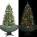 vidaXL Weihnachtsbaum, Gr&uuml;n, Kunststoff, 170 cm, Dekoration,...