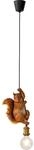 Kare-Design H&auml;ngeleuchte Animal Squirrel, Braun, Kunststoff, Tier,Tier,
