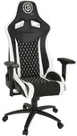 Mid.you Gamingstuhl, Schwarz, Wei&szlig;, Kunststoff, Drehkreuz, 74x137x66 cm,