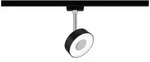 Paulmann Schienensystem-Strahler Urail, Schwarz, Chrom, Metall, Kunststoff,