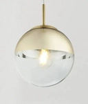 Globo H&Auml;NGELEUCHTE Gold, Transparent 120 cm