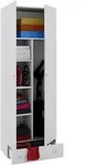 Mid.you Mehrzweckschrank, Wei&szlig;, Kunststoff, 4 F&auml;cher, 1 Schublade(n) Schubladen,