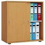 P & B Aktenschrank, Buche, Holzwerkstoff, 1 F&auml;cher, 70x74x37 cm, Arbeitszimmer,