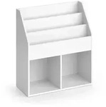 Vicco Kinderregal, Wei&szlig;, Holzwerkstoff, 5 F&auml;cher, Rechteckig, 72x79x30.7 cm,