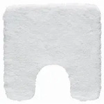 Kleine Wolke Wc-Vorleger Relax, Wei&szlig;, Textil, Uni, quadratisch, 55x55 cm,...