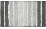 Kleine Wolke Badteppich Ph&ouml;nix, Grau, Textil, Streifen, rechteckig, 70x120 cm,